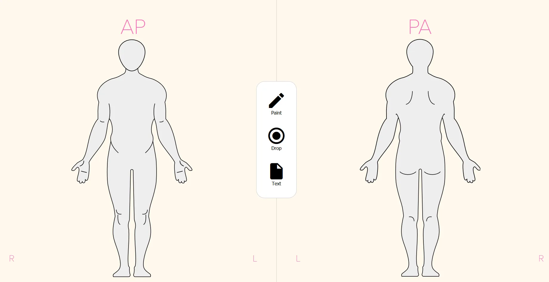 Screenshot of the Noting UI